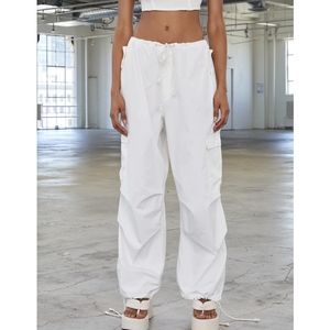 Local European White Cargo Pants